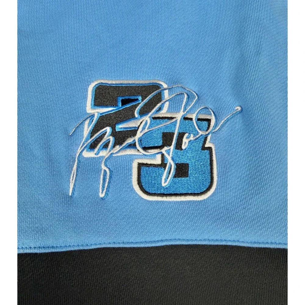 Jordan Hoodie Mens 2XL Blue White Colorblock Sport DNA CV2743-412 Pullover
